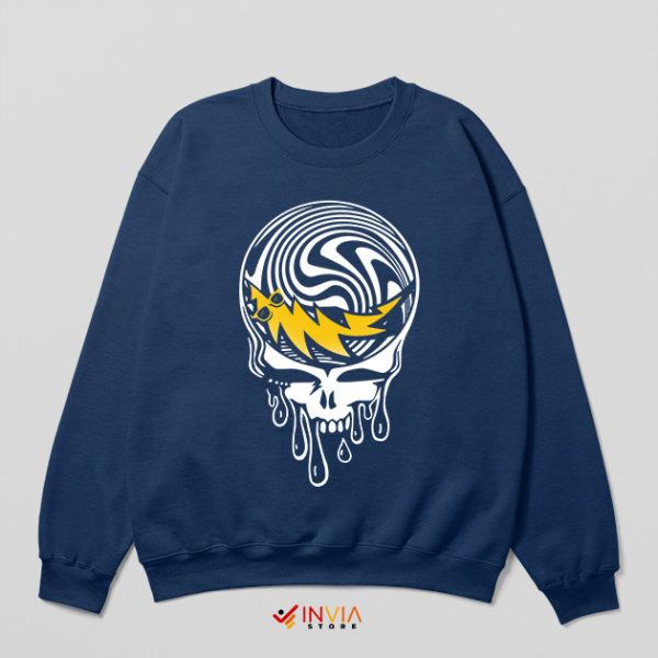 Grateful Dead Art Tour Navy Sweatshirt Rock Band Concert