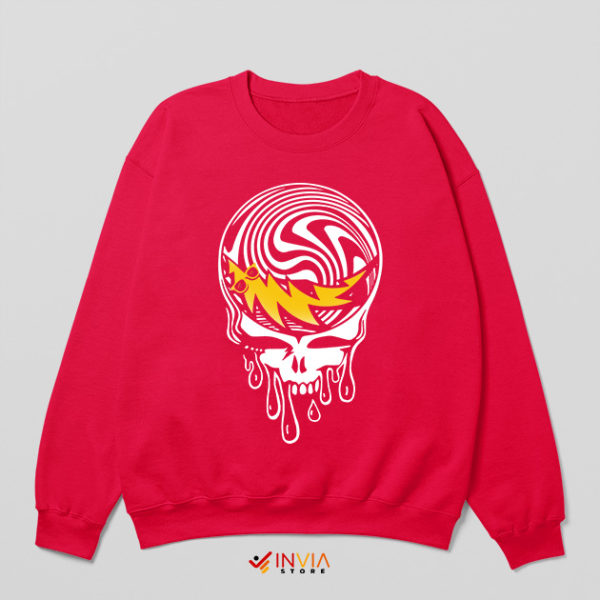 Grateful Dead Art Tour Red Sweatshirt Rock Band Concert