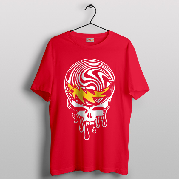 Grateful Dead Now Limited Art Red Tshirt Rock Band Merch