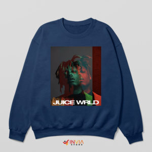 Juice Wrld 999 Armed and Dangerous Navy Sweatshirt Merch RIP