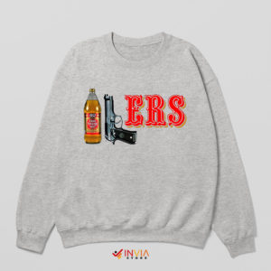 San Francisco 49ers 40oz Beer Sport Grey Sweatshirt Olde English 800