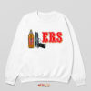 San Francisco 49ers 40oz Beer Sweatshirt Olde English 800