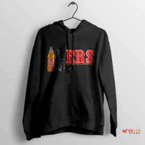 San Francisco 49ers Beer 40oz Black Hoodie 409 ERS NFL Merch