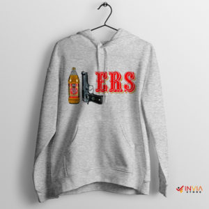 San Francisco 49ers Beer 40oz Sport Grey Hoodie 409 ERS NFL Merch