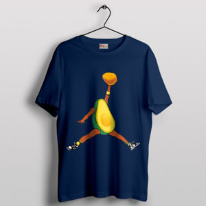 Benefits Avocado Air Jordan Graphic Navy T-Shirt