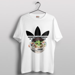 Din Grogu Cartoon Adidas T-Shirt Mandalorian Season 3