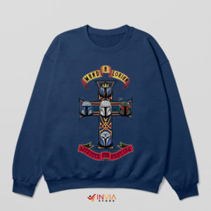 GnR Appetite for Destruction Mandalorians Navy Sweatshirt Season 3