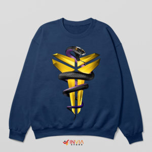 Greatness Mamba Mentality Kobe Graphic Navy Sweatshirt