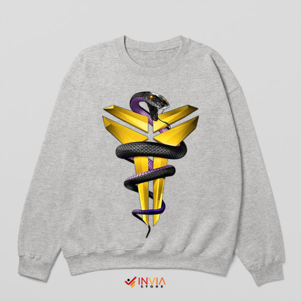 Greatness Mamba Mentality Kobe Graphic Sport Grey Sweatshirt