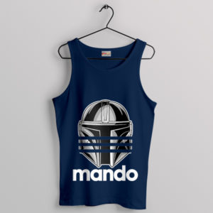 Helmet Mando Adidas Superstar Navy Tank Top The Mandalorian