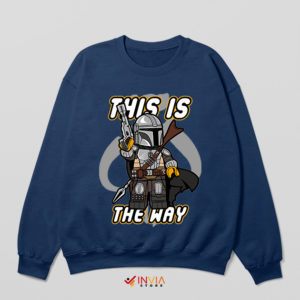 Lego Mando This Is the Way Navy Sweatshirt Mandalorian Characters