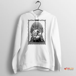 Live Yankees Iron Throne Symbol White Hoodie MLB Merch