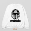 Mandalorian Pilot Helmet Adidas Logo Sweatshirt TV Series