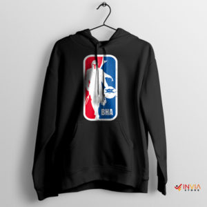 Mandalorian Season 3 Din Djarin Black Hoodie NBA Logo