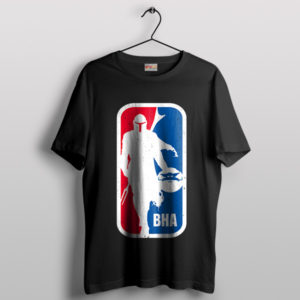 Mandalorian Season 3 NBA Logo Black Graphic T-Shirt
