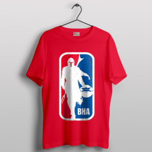 Mandalorian Season 3 NBA Logo Red Graphic T-Shirt