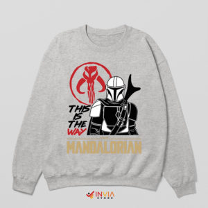 Mando This is The Way Quote Sport Grey Sweatshirt Star Wars