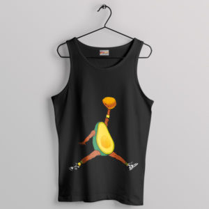 Meme Avocado Air Jordan Retro Black Tank Top