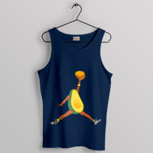 Meme Avocado Air Jordan Retro Navy Tank Top