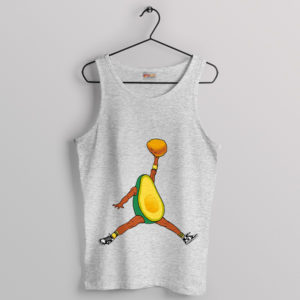 Meme Avocado Air Jordan Retro Sport Grey Tank Top