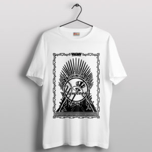 New Yankees War of Thrones White T-Shirt GOT Symbol