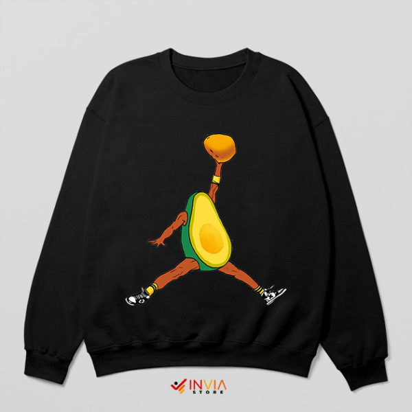 Nutrition Avocado Air Jordan Black Sweatshirt