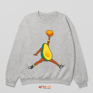 Nutrition Avocado Air Jordan Sport Grey Sweatshirt