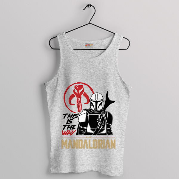 Quote Mando This is The Way Sport Grey Tank Top Star Wars