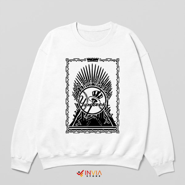 Sports Yankees Iron Throne White Sweatshirt GOT New York