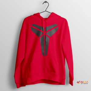 The Logo Black Mamba Kobe Red Hoodie Basketball