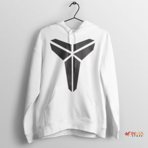 The Logo Black Mamba Kobe White Hoodie Basketball