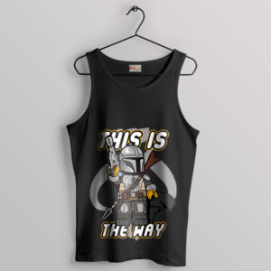 This Is the Way Quote Mando Lego Black Tank Top Mandalorian 3