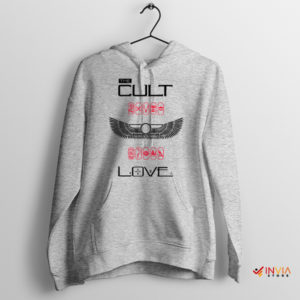 The Cult Band Love Album SPort Grey Hoodie Concert