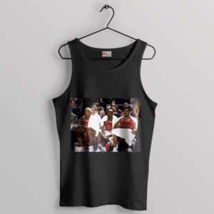 Championship Trio Bulls Threepeat Black Tank Top