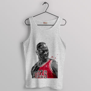 Goat Michael Jordan Biography SPort Grey Tank Top Graphic NBA