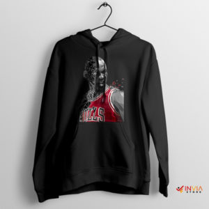 Goat Michael Jordan Records Black Hoodie Basketball NBA