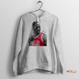 Goat Michael Jordan Records SPort Grey Hoodie Basketball NBA