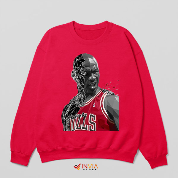 Michael Jordan a Hero Goat Red Sweatshirt Facts NBA