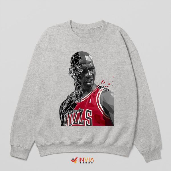 Michael Jordan a Hero Goat SPort Grey Sweatshirt Facts NBA