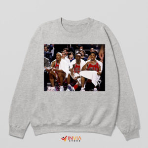 Titletown Trio Bulls Threepeat Sport Grey Sweatshirt