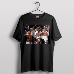 Triple Threat Icons Bulls Legends Black T-Shirt