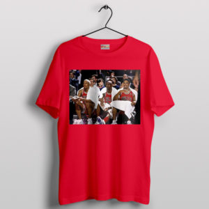 Triple Threat Icons Bulls Legends Red T-Shirt