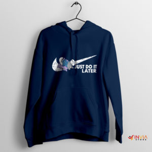 Papa Smurf Just Do it Later Nike Navy Hoodie The Smurfs 4