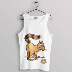 Cat Fabulous Furry Freak Brothers White Tank Top Fat Freddys