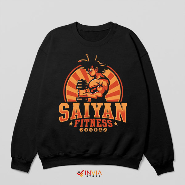 Super Saiyan Fitness Challenge Sweatshirt Gym Dragon Ball