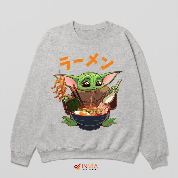 Baby Yoda Meme Nishiki Ramen Sweatshirt Cute Grogu