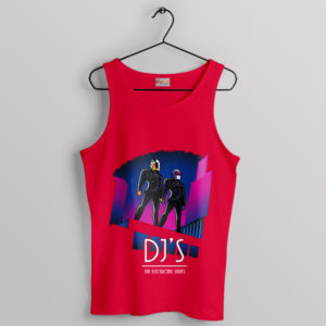 Discovery Daft Punk Break Up Red Tank Top Merch