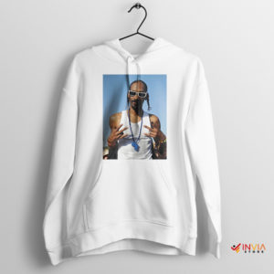 Graphic USA Snoop Dogg Merch White Hoodie Tour