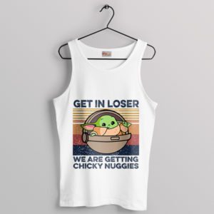 Grogu Chicky Nuggies Quote Tank Top Meme Baby Yoda