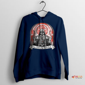 Jesus Dark Side of The Force Navy Hoodie